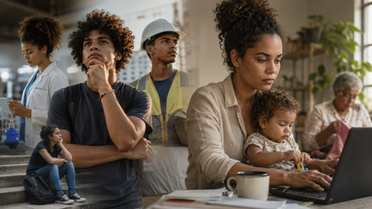 Fiocruz revela os jovens 'geração nem-nem' ( que não estuda e nem trabalha) e destaca também a importância do cuidado na vida profissional das mulheres brasileiras