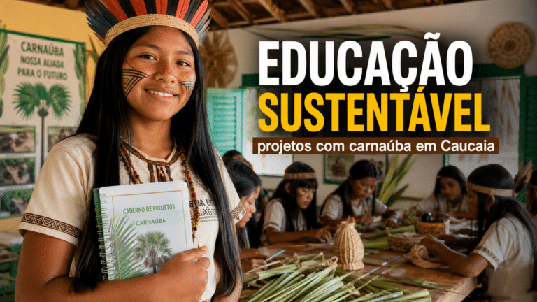 Escola indígena em Caucaia revela projetos inovadores com carnaúba e abre caminho para certificação em educação sustentável e oportunidades de capacitação profissional