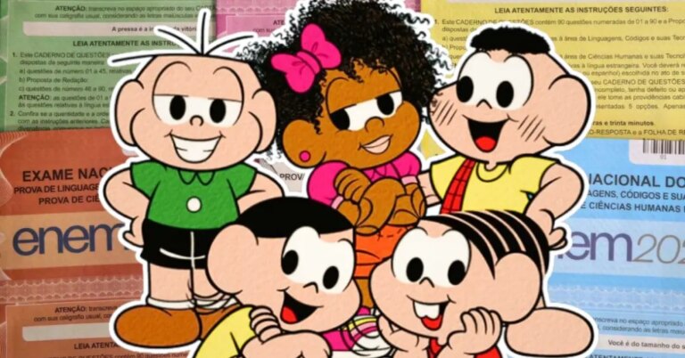 Instituições de ensino revelam como a Turma da Mônica impacta o Enem e vestibulares, oferecendo oportunidades valiosas para alunos que buscam se destacar nas provas