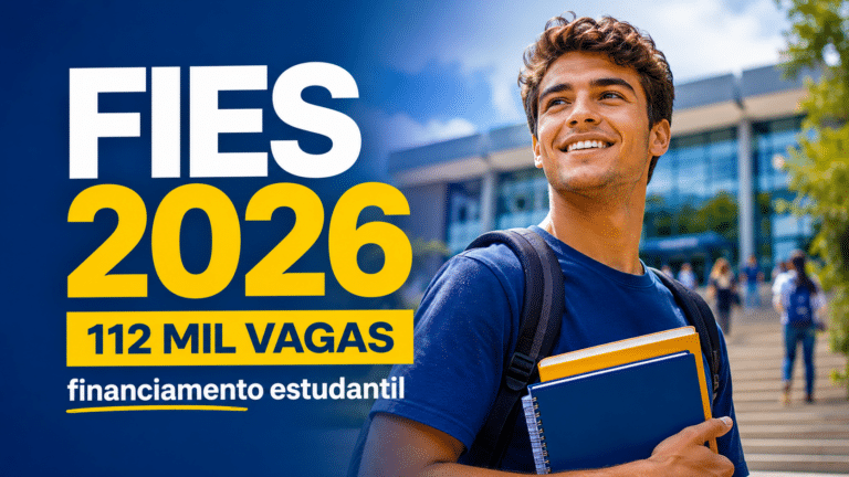 MEC abre inscrições para o Fies 2026 com mais de 112 mil vagas e oportunidades de financiamento para estudantes em busca de graduação