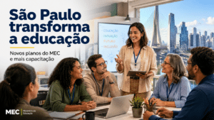 MEC revela novos planos para transformar a educação em São Paulo e abre oportunidades para profissionais da área se capacitarem