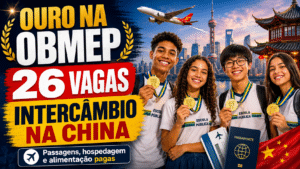 Medalha de ouro vira passaporte para a China: 26 estudantes de escolas públicas terão viagem internacional