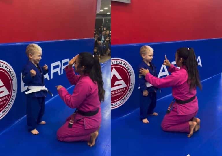 Professora se destaca ao aprender Libras para incluir aluno surdo em aulas de Jiu-Jitsu e conquista o coração de milhões com mensagem de superação