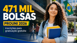Prouni 2026 libera inscrições para mais de 471 mil bolsas de estudo e oportunidade imperdível para quem busca graduação gratuita