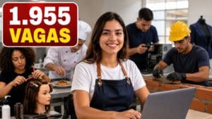 São Paulo oferece 1.955 vagas em cursos gratuitos de qualificação profissional com certificado e amplia oportunidades para quem busca emprego e renda