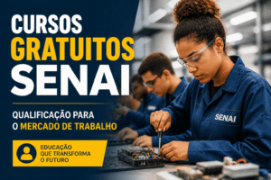 Imagem editorial sobre Firjan SENAI abre 11.663 vagas gratuitas em cursos de qualificação profissional no Rio de Janeiro; veja modalidades, requisitos,