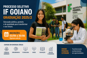 Imagem editorial sobre IF Goiano abre seleção para mestrado e doutorado em 11 programas de pós-graduação no segundo semestre de 2026, com vagas em Rio