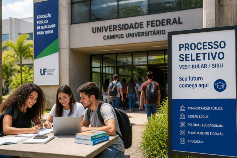 Imagem editorial sobre IFRR Campus Bonfim abre 35 vagas no curso superior de Tecnologia em Gestão Pública com seleção por prova, cotas e inscrições