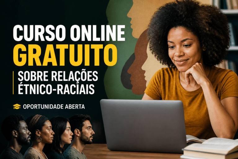 Imagem editorial sobre IFSULDEMINAS Campus Machado abre 1.000 vagas em curso gratuito e online sobre relações étnico-raciais, com seleção por ordem de