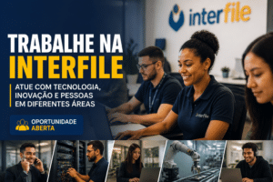 Imagem editorial sobre Interfile abre 8 vagas em Taboão da Serra e São Paulo para crédito imobiliário, TI, automação, operação e jovem aprendiz em seleção