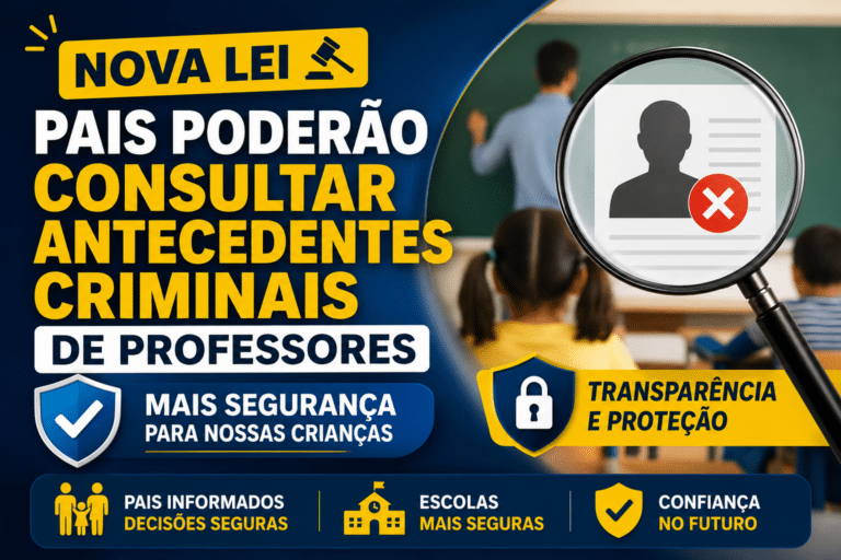 Piracicaba implementa nova lei que permite pais consultarem antecedentes criminais de professores e garante mais segurança para crianças em instituições de ensino