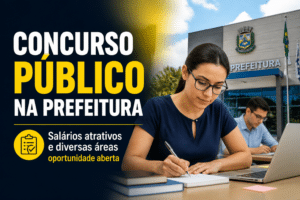 Imagem editorial sobre Prefeitura de Minaçu abre concurso público com 90 vagas e cadastro de reserva para cargos de níveis superior, salários de até R$