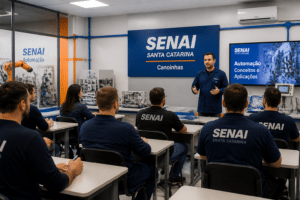 Imagem editorial sobre SENAI SC abre 15 vagas gratuitas em Canoinhas para o curso Liderança de Processos e Pessoas; inscrições vão de 17 de junho a 16 de