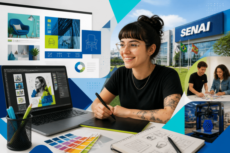 Imagem editorial sobre SENAI SC abre 35 vagas gratuitas em Rio do Sul para curso de Canva para Apresentações Criativas; inscrições vão de 17 de junho a 21