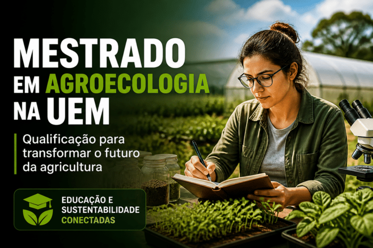 Imagem editorial sobre UEM abre 15 vagas para o mestrado profissional em Agroecologia com inscrições até 10 de julho e taxa de R$ 250; seleção terá