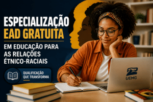 Imagem editorial sobre UEMG abre 150 vagas gratuitas em especialização EaD em Educação para as Relações Étnico-Raciais; inscrições vão até 7 de julho e