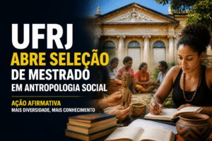 Imagem editorial sobre UFRJ abre seleção de mestrado em Antropologia Social com 8 vagas no Museu Nacional, ação afirmativa e inscrições de 22 de junho a