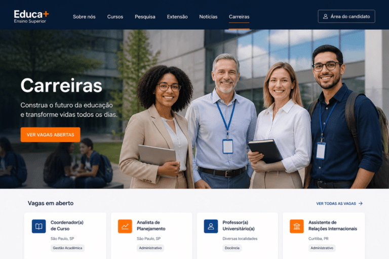 Imagem editorial sobre Up abre 28 vagas no Paraná com oportunidades em Curitiba, áreas administrativas, tecnologia, comercial, docência, apoio e banco de